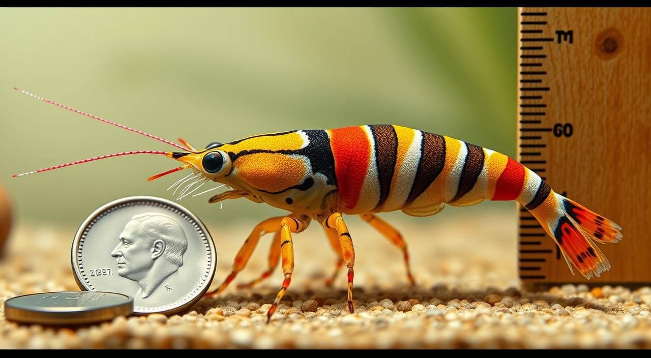 How big do tiger shrimp get?