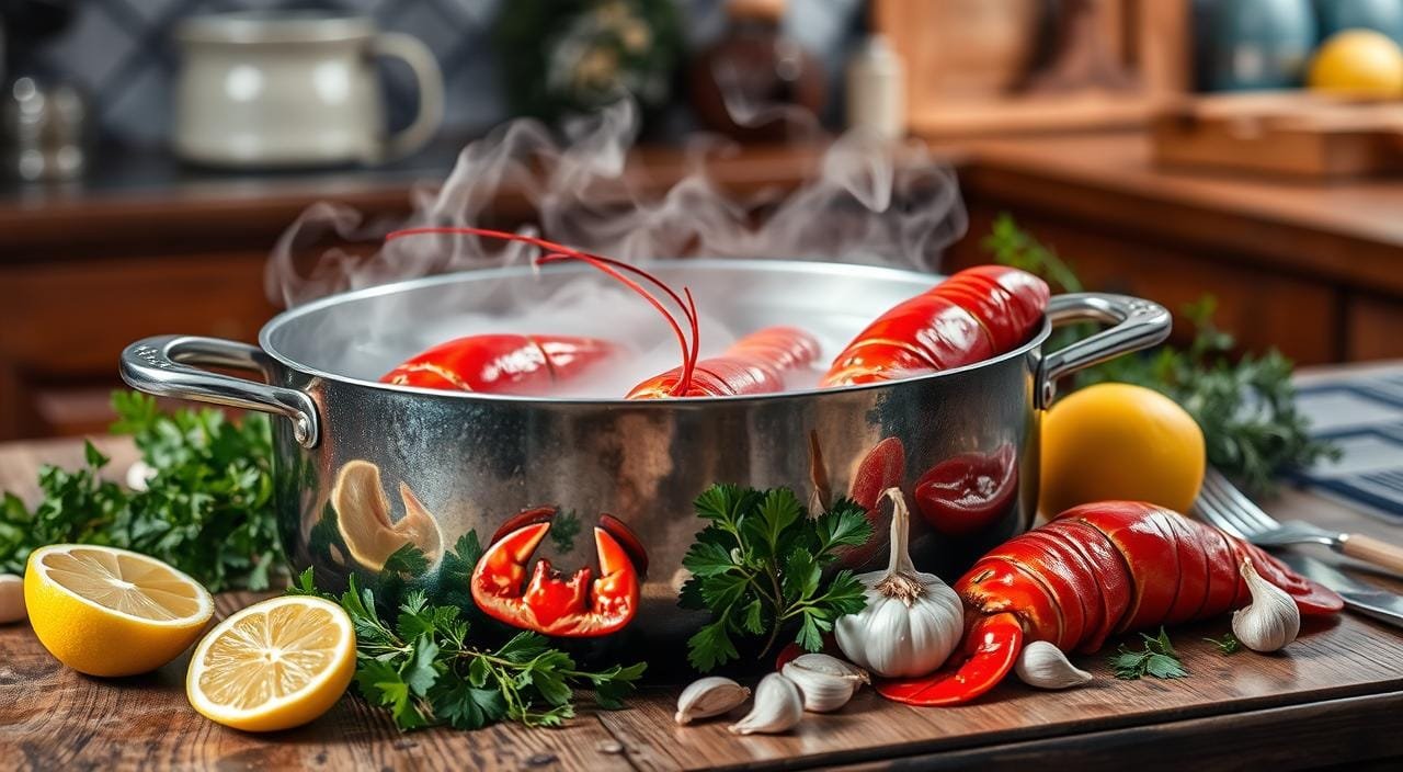 How do you cook lobster meat?