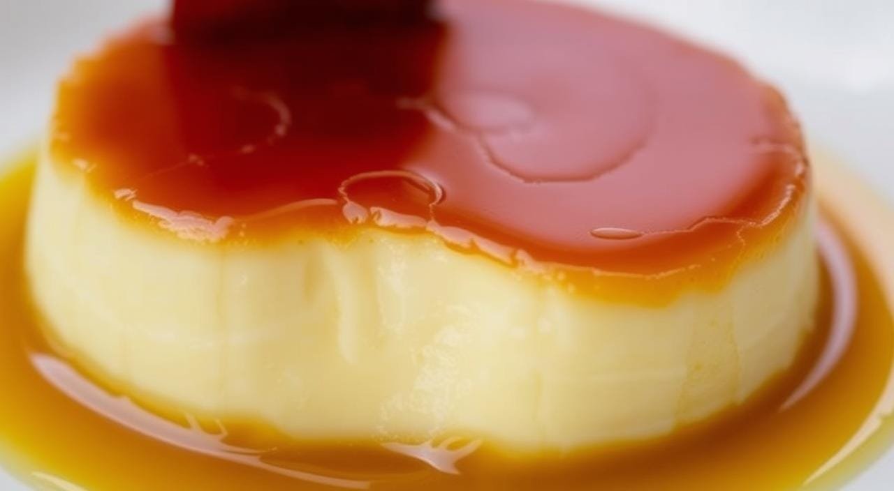 What is the burnt sugar on crème brûlée called?