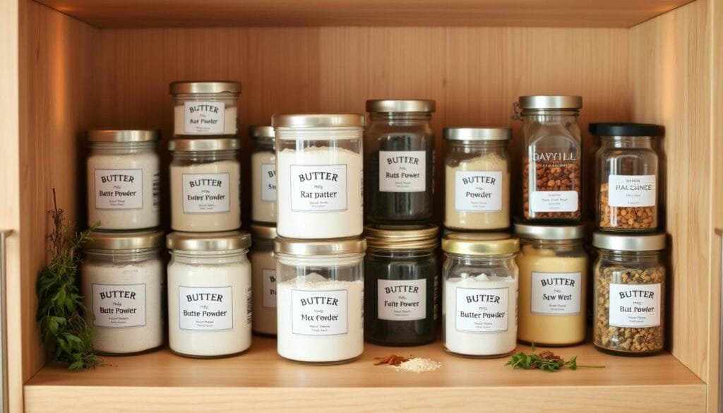 butter powder storage