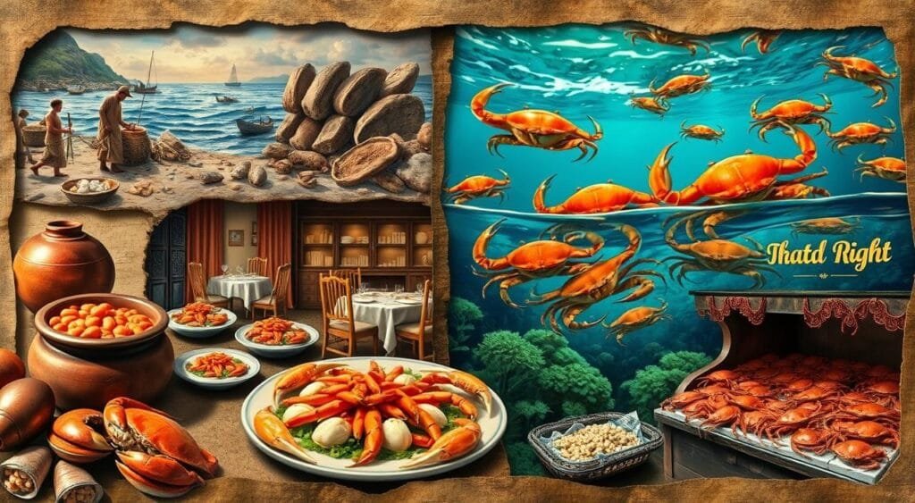 crab meat history