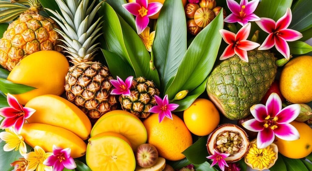 tropical fruit flavors