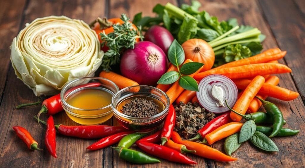 Authentic Cortido Ingredients