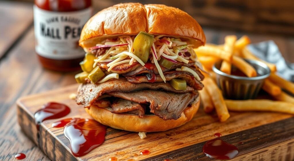 Brisket sandwich Brisket sandwich