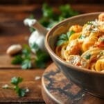 Garlic parmesan chicken pasta