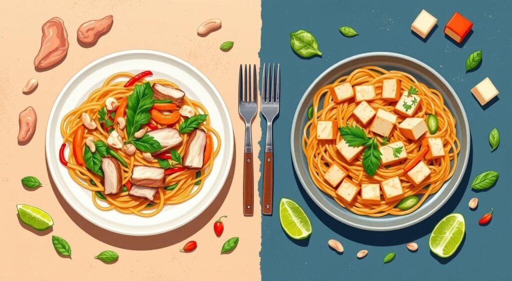 Protein sources comparison