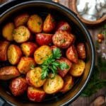 Red potatoes in air fryer