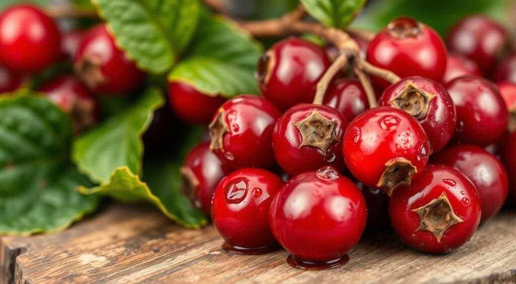 Ripe cranberries Ripe cranberries
