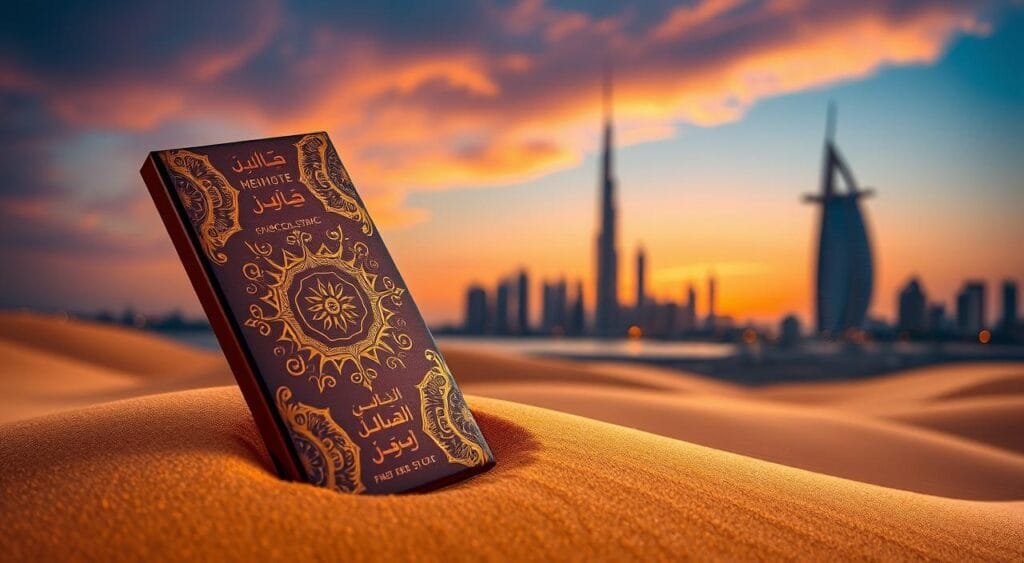 What does the chocolate bar in Dubai taste like?