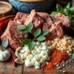 What is birria broth made of?