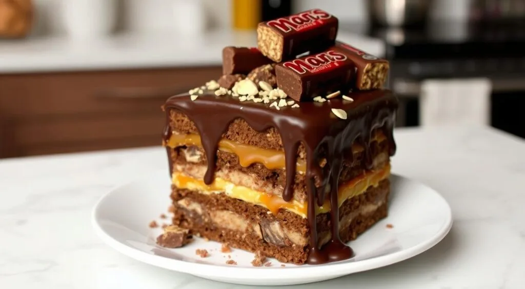 baked mars bar dessert