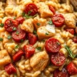 chicken and chorizo risotto