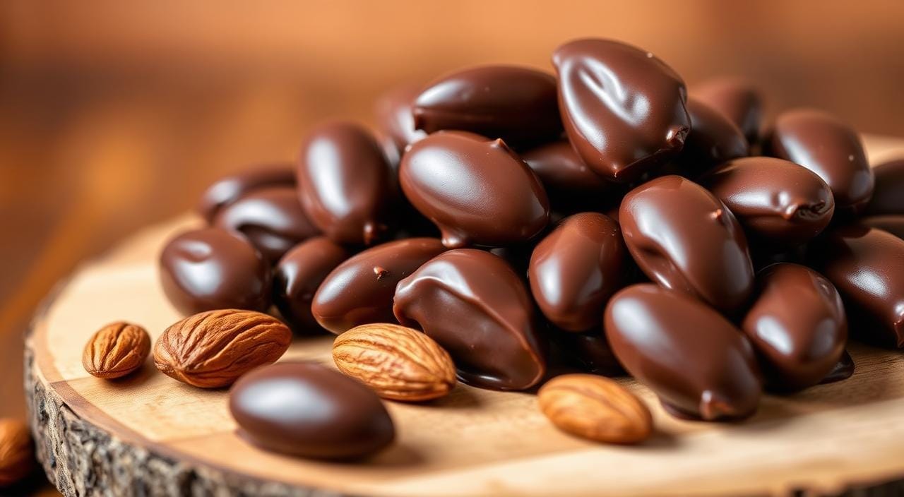 chocolate covered almonds