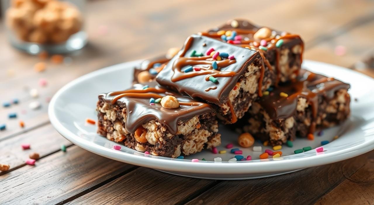 chocolate rice crispy cakes