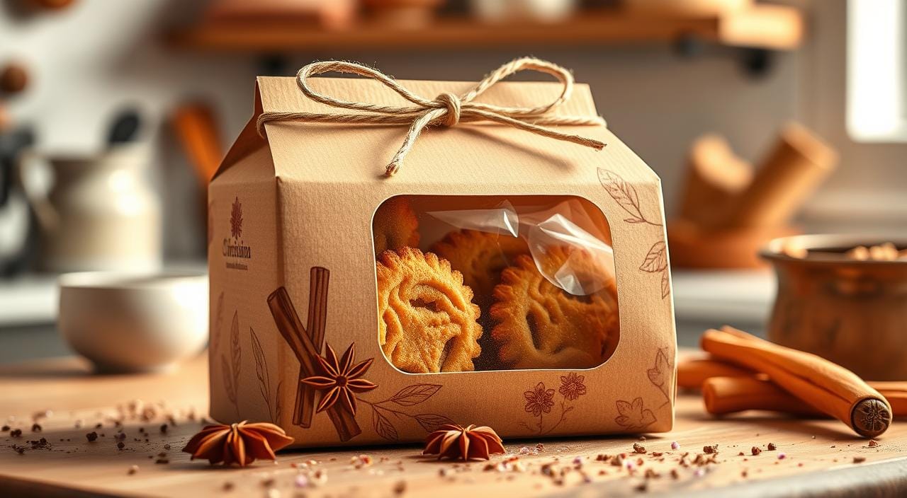 cinnamon cookies packaging