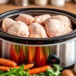 crockpot frozen chicken