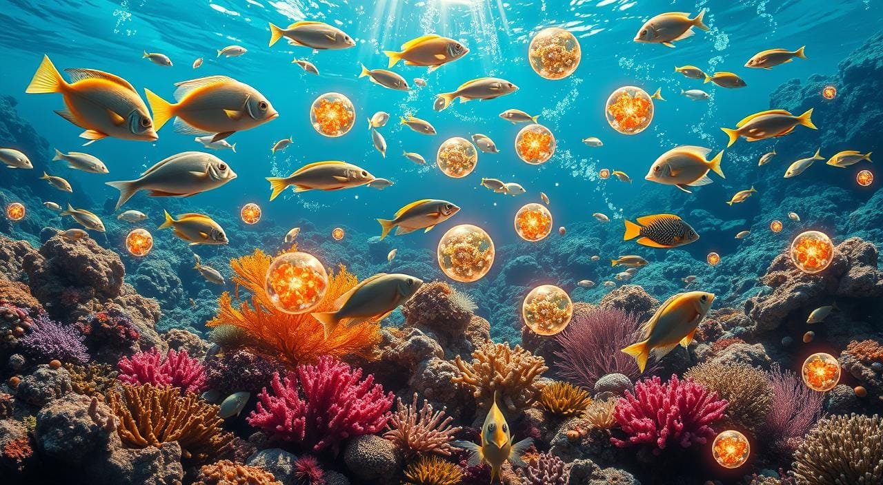 What ingredients are used to make fish food?