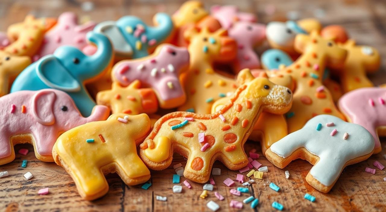 frosted animal crackers