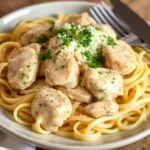 garlic parmesan chicken pasta