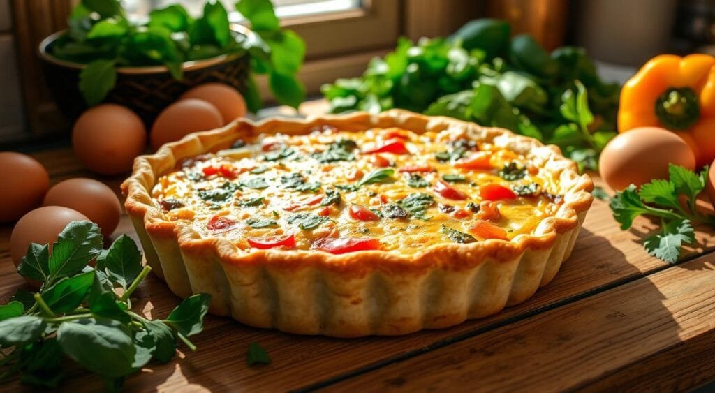 homemade quiche