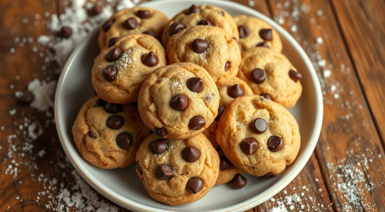 mini chocolate chip cookies