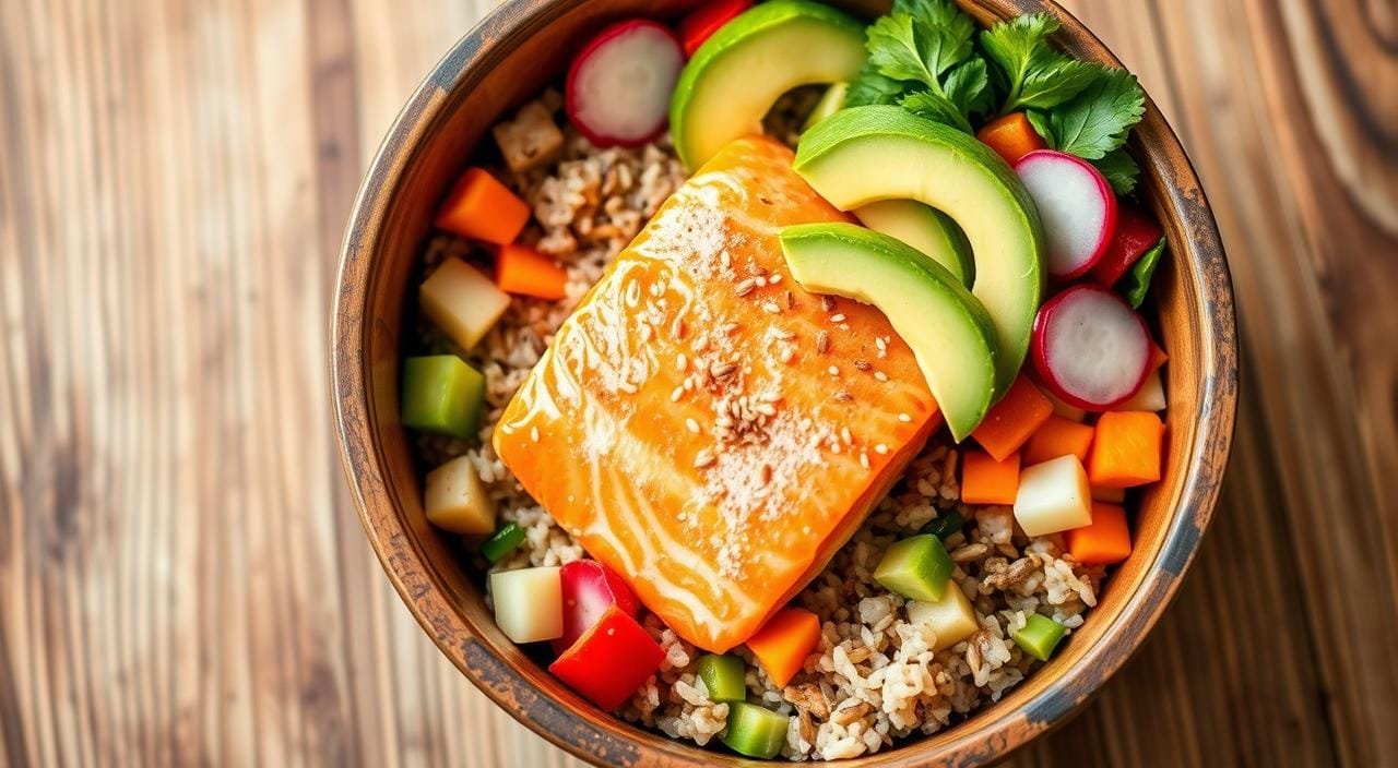 salmon bowl