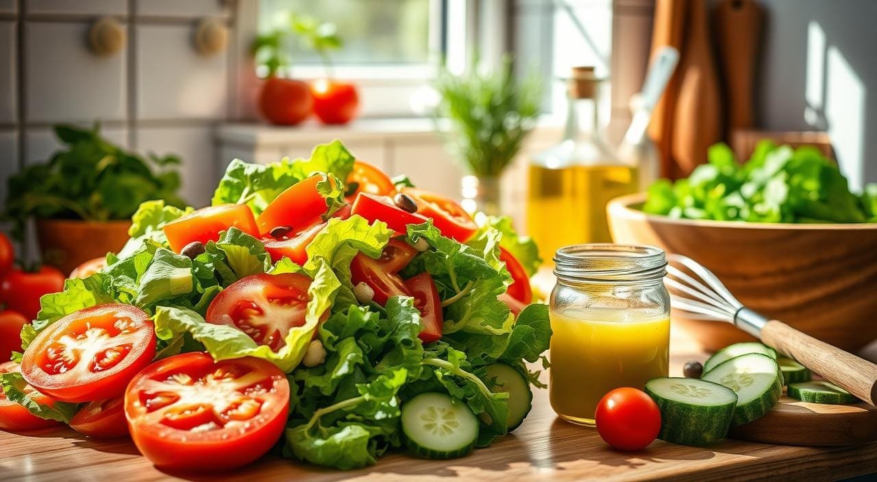 vinaigrette salad kitchen